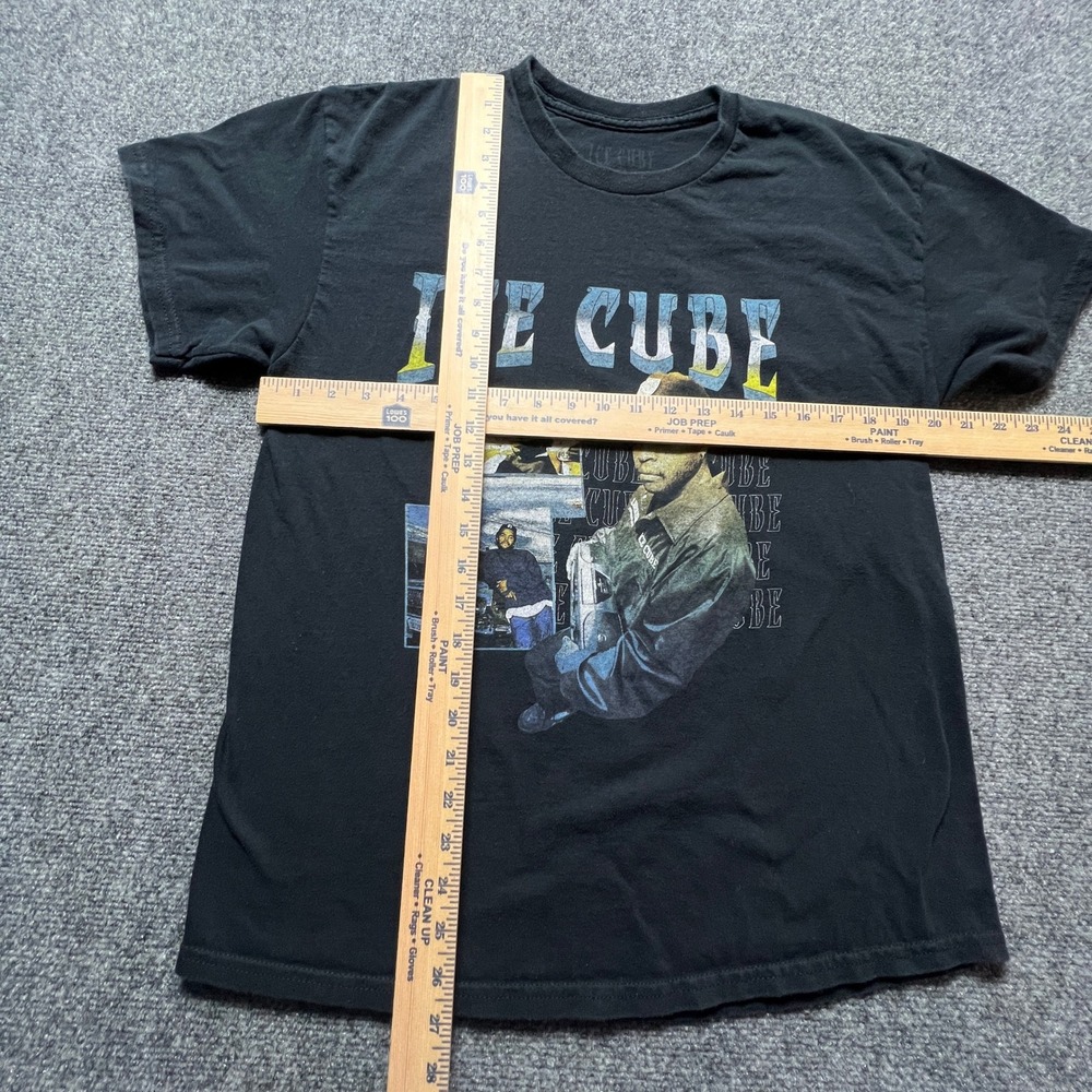 Ice Cube Graphic T-Shirt Mens Medium Black Hip Hop Rap Tee 80s 90s Y2K - Picture 3 of 6
